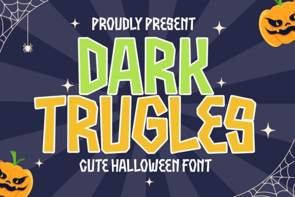Dark Trugles: A Spooky Display Font for Your Brand