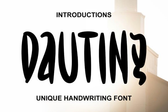 Dauting: A Quirky Display Font for Bold Branding