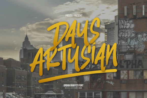 Days Artysian: A Bold Font for Creative Brands