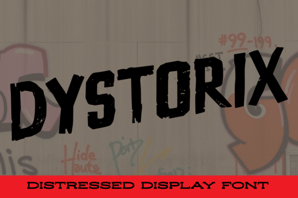 Dystorix: A Bold Display Font for Web Design