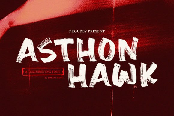 Elevate Editorial Design with Asthon Hawk Typeface