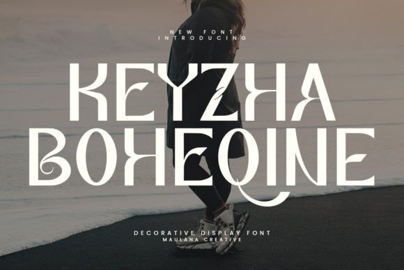 Elevate Editorial Design with Keyzha Boheqine Display Fonts