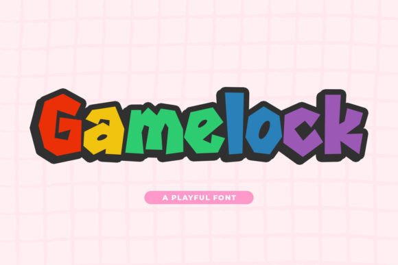 Gamelock: The Bold Display Font for Viral Content
