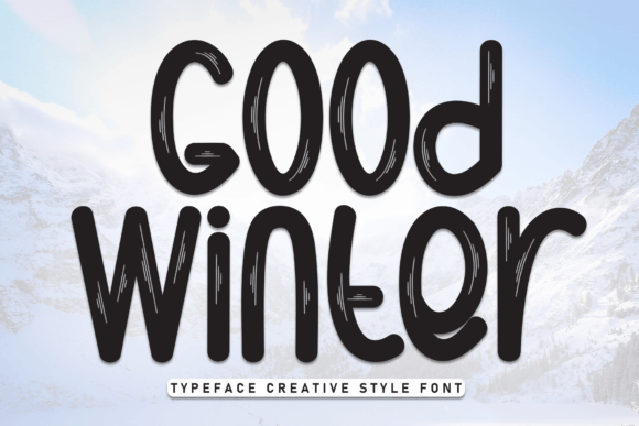 Good Winter: A Cheerful Display Font for Branding