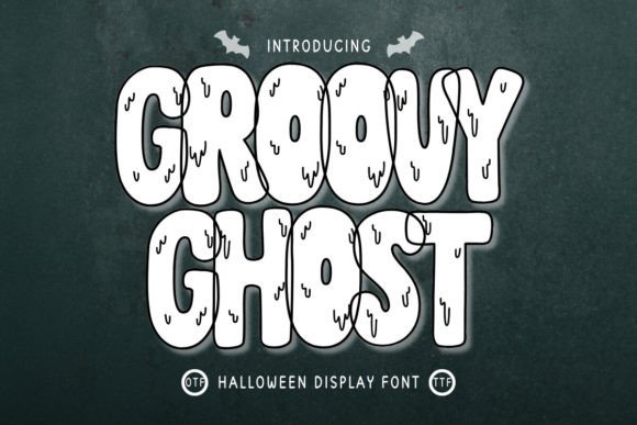Groovy Ghost: A Playful Display Font for Halloween Makers
