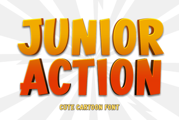 Junior Action Font for Creative Makers