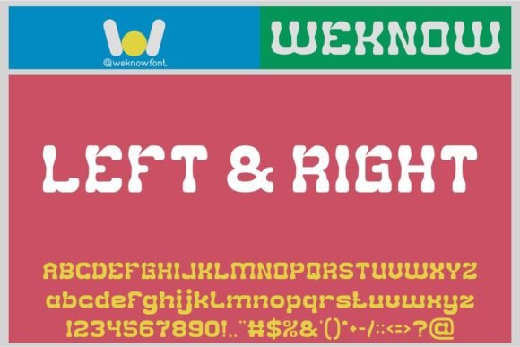 Left and Right: A Slab Serif Display Font for Editorial Design
