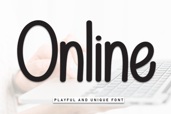 Online Font: Handwritten Display Style