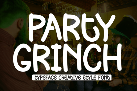 Party Grinch Font for Creative Projects