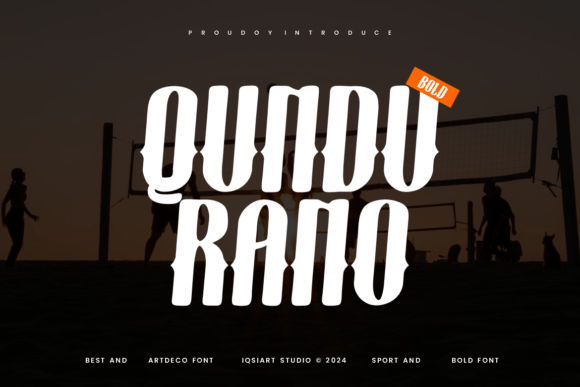 Qundurano: The Bold Art Deco Font for Campaigns