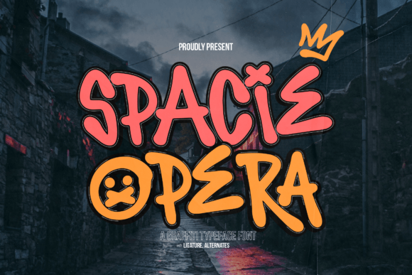 Spacie Opera Font