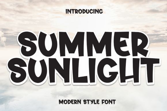 Summer Sunlight: A Handwritten Display Font for Editorial Warmth