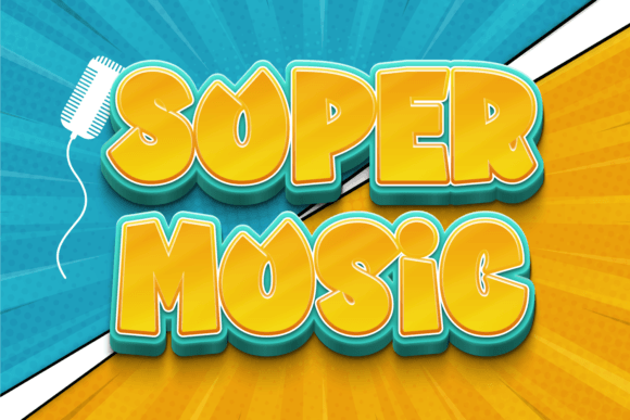 Super Music Font for Business Branding