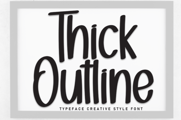Thick Outline Font Review