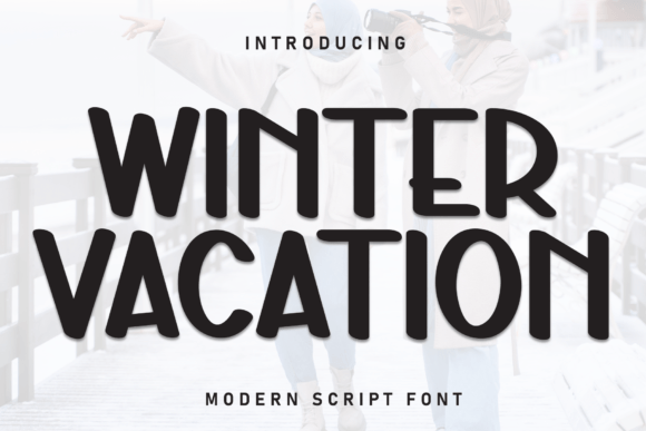 Winter Vacation: A Charming Display Font for Makers
